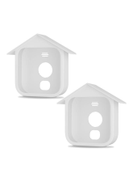 Generic 2-Piece Silicone Skin Replacement Cover White