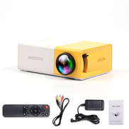 Generic Portable Mini Video Projector 56-LU Yellow&White