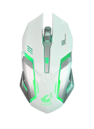 Generic Zi You Lang Wireless Charging Luminous Mouse White