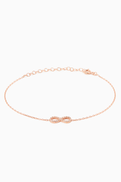 KHAILO SILVER Infinity Bracelet in Sterling Silver