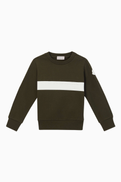 Moncler Striped Jersey Sweatshirt