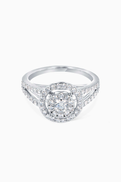 Damas OneSixEight Diamond Ring in 18kt White Gold