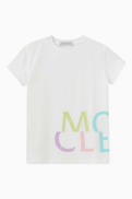 Moncler Distorted Logo T-shirt in Jersey