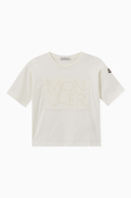 Moncler Logo Embroidered T-shirt