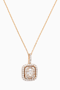 NASS Mystery Set Double Frame Diamond Pendant Necklace in 14kt Gold