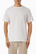 Vince Crewneck T-shirt in Linen