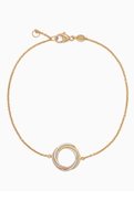 Damas Revolve Trio Diamond Bracelet in 18kt Mixed Gold