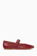 Reformation Bethany Ballet Flats in Nappa