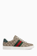 Gucci Ace Sneakers in GG Supreme Canvas