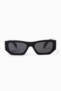 Prada Pillow Rectangle Sunglasses in Acetate