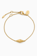 Jimmy Choo Diamond Fine Bracelet in Gold-finish Brass