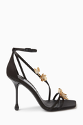 Jimmy Choo Zea 95 Sandals in Satin