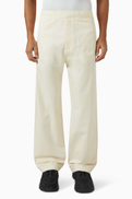 Moncler Drawstring Trousers in Cotton Poplin