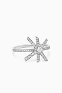 Samra Small Daw Diamond Ring in 18kt White Gold