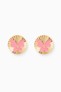 Damas Ara Sunshine Butterfly Stud Earrings in 18kt Gold