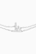 Fergus James Arabic Letter ظ Diamond Bracelet in 18kt White Gold