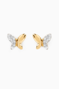 Damas Ara Bambi Diamond Butterfly Earrings in 18kt Gold