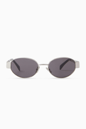 CELINE Triomphe 01 Sunglasses in Metal