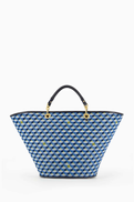 Faure Le Page Battle Ready 57 Tote Bag in Saga Jacquard Canvas & Leather