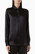 Tom Ford Fluid Long-sleeve Shirt in Silk