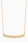 Samra Barq Marquise Diamond Necklace in 18kt Gold