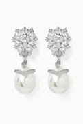 The Jewels Jar Ellara Dangle Pearl Earrings