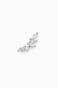 The Jewels Jar Kylie Single Stud Earring in Sterling Silver