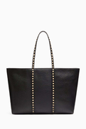 Valentino Garavani Rockstud Shopping Bag in Grained Leather