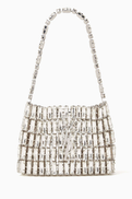 SAINT LAURENT Mini Crystal-embellished Evening Bag