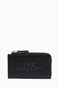 MARC JACOBS The Top Zip Multi Wallet in Grained Leather