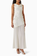 Rotate Birger Christensen Waterfall Maxi Dress