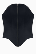 McQueen Corset Top in Wool