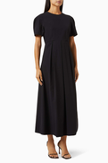 ORR Short-sleeve Voluminous Dress