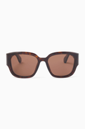 McQueen Square Sunglasses in Acetate