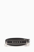 Marni Logo-plaque Belt in Leather