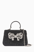 Judith Leiber Crystal Bow Top-handle Bag