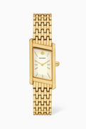 Tory Burch Eleanor Angled Quartz Stainless Steel Watch