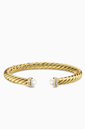 David Yurman Cablespira Flex Bracelet in 18kt Yellow Gold