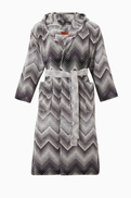 Missoni Unisex Marea Hooded Bathrobe in Cotton Terry
