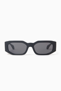Versace Signature Rectangular Sunglasses in Acetate