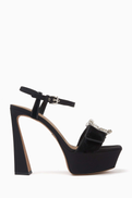 Dolce & Gabbana Platform 135 Sandals in velvet