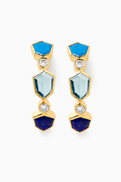 Damas Spring Diamond Earrings in 18kt Yellow Gold