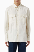 Tommy Hilfiger Smart Casual Shirt in Linen-blend