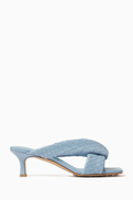 Bottega Veneta Riva 50 Mules in Intrecciato Leather