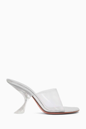 Amina Muaddi Taylor 90 Sandals in PVC