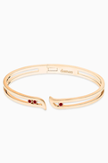 Damas Alif Ruby Brilliance Bracelet in 18kt Rose Gold