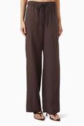 Vince Side-snap Pants in Tencel-blend