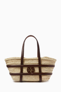 Tory Burch Small Ella Basket Bag in Raffia