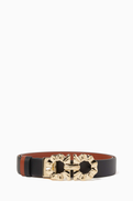 Ferragamo Reversible Belt in Leather
