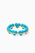 L'Atelier Nawbar Atom Turquoise & Diamond Ring in 18kt Gold